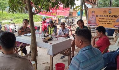 Polsek Sekupang laksanakan Minggu Kasih Bersama Warga