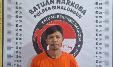 Polres Simalungun Berhasil Ungkap Kasus Narkoba di Ujung Padang, Satu Tersangka Ditangkap