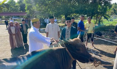 Hari raya Idul Adha 1445H, Polres Bintan sembelih 4 ekor Hewan Qurban