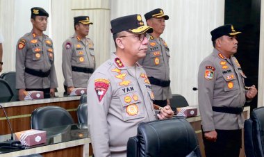 Irjen Pol Yan Fitri Halimansyah Ikuti Upacara Pemulihan Nilai-Nilai Tribrata Secara Daring Sambut Hari Bhayangkara ke-78