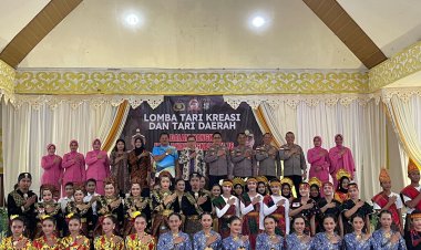 Polres Bintan gelar lomba tari kreasi sambut HUT Bhayangkara ke-78