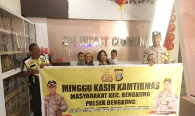 Polsek Bengkong Adakan Kegiatan Minggu Kasih di Gereja GPI Impact Community