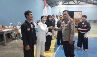 Kapolsek Sekupang Hadiri Kejuaraan Pencak Silat PSHT, Ini Pesan Yang Disampaikan