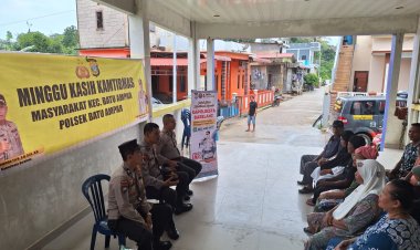 Minggu Kasih Kamtibmas bersama Warga/masyarakat  kel.tanjung Sengkuang Kec.Batu Ampar-  kota Batam