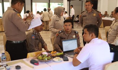 Kapolres Simalungun Bersama Jajaran Hadiri Audit Kinerja Tahap-II 2024 ITWASUM POLRI di Parapat