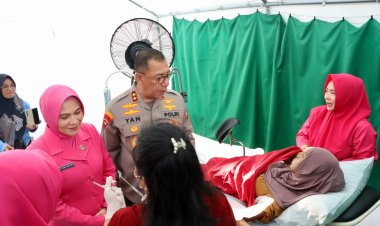 Polda Kepri Adakan Bakti Sosial dan Kesehatan Sambut Hari Bhayangkara ke-78