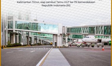 Bandara Sepinggan Bersolek, Siap Sambut Tamu HUT Ke-79 di IKN