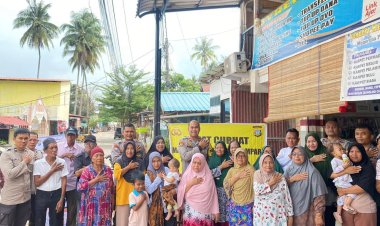Kegiatan Jumat Curhat Polsek Batu Ampar dengan Warga/ masyarakat  kel. Batu merah kec.Batu ampar
