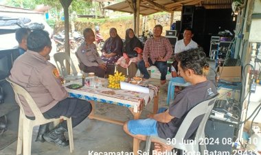 Polsek Sungai Beduk Gelar Minggu Kasih Bersama Masyarakat Mangsang Kebun