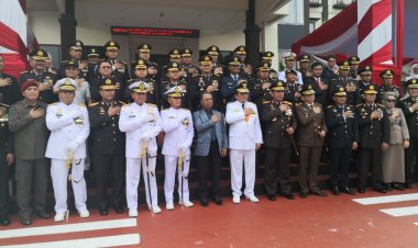 Perayaan HUT Bhayangkara ke-78 di Polda Kepri