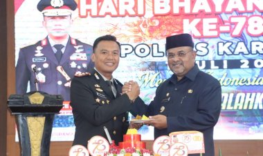 Puncak Hari Bhayangkara Ke-78, Polres Karimun Gelar Upacara dan Syukuran
