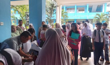Polsek Sekupang Laksanakan Pengamanan PPDB 2024 di SMA Negeri 01 Kota Batam