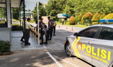 Terus Jaga Kamtibmas Yang Kondusif, Polres Bintan Laksanakan Patroli Berikan Himbauan Kamtibmas