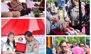 Kapolda Kepri Hadiri dan Apresiasi Kegiatan Pameran UMKM di Kabupaten Natuna