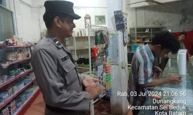 Patroli Cipkon Polsek Sungai Beduk, Cegah Aksi Kejahatan Dan Sampaikan Himbauan Kamtibmas