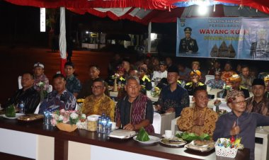 Rayakan Hari Bhayangkara Ke-78, Polres Bintan Gelar Nobar Wayang Kulit Bersama Kapolri dan Panglima TNI