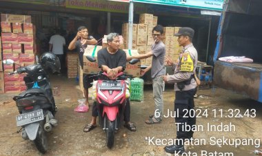 Bhabinkamtibmas Polsek Sekupang Rutin menyambangi warga binaanya
