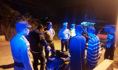 Lakukan Balap Liar, Polres Bintan Amankan 4 Sepeda Motor dan 3 Pelajar