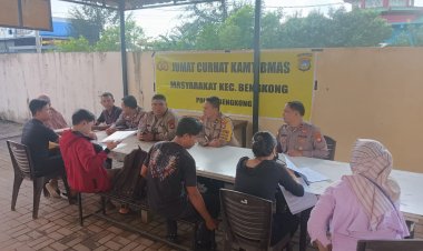 Kegiatan Jumat Curhat Polresta Barelang di Bengkong, Kota Batam