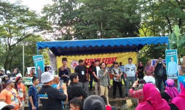 Lakuntara berserta Tim BPC Badan Pemenangan Claudia Silaturahmi bersama Amsakar Achmad