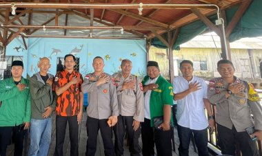 Kapolsek Binut Ajak Ormas Bintan Utara Ngopi Bareng, Ini yang di Bahas