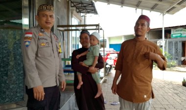 Cegah Curanmor, Bhabinkamtibmas Sei Harapan Sambangi Dan Himbau Pengurus Masjid