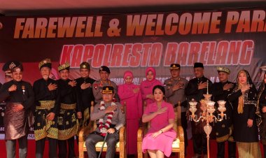 Farawell And Welcome Parade Kapolresta Barelang