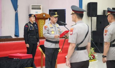Polda Kepri Gelar Sertijab dan Pelantikan, Dipimpin Irjen. Pol. Drs. Yan Fitri Halimansyah, M.H.
