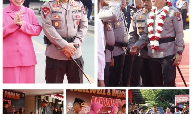 Tradisi Welcome Dan Farewell Parade Iringi Pisah Sambut Kapolresta Barelang