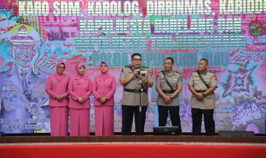 Kapolda Kepri Irjen Pol Yan Fitri Halimansyah Pimpin Kenal Pamit dan Pisah Sambut Pejabat Utama Polda Kepri