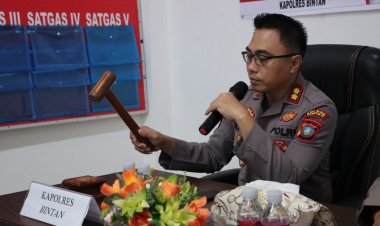 Jelang Operasi Patuh Seligi 2024, Polres Bintan Laksanakan Latpraops