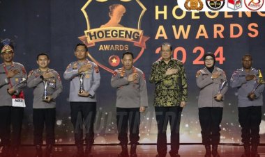 Prestasi Gemilang: Lima Polisi Terima Hoegeng Awards 2024