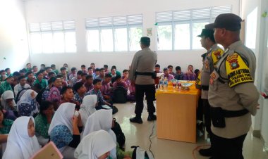 Polsek Sungai Beduk Adakan Penyuluhan Lalu Lintas di SMAN 28 Batam