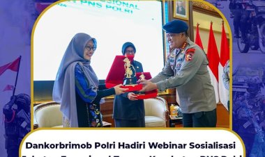 Pentingnya Pemahaman Jabatan Fungsional, Dankorbrimob Polri Buka Webinar Rumpun Kesehatan PNS Polri