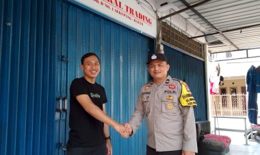 Bhabinkamtibmas Sei Harapan beri himbauan kepada warga binaannya