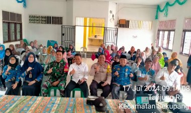 Pekan Imunisasi Nasional, Bhabinkamtibmas Polsek Sekupang Ikut Mensukseskan Kegiatan