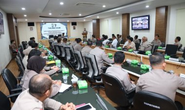 Brigjen Pol. Asep Safrudin Pimpin Taklimat Akhir Audit Kinerja Itwasum Polri Tahap II 2024