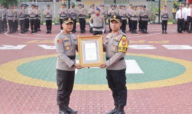 Peringati Hari Kesadaran Nasional Polres Karimun Laksanakan Upacara