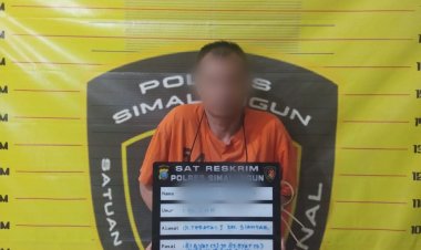 Sat Reskrim Polres Simalungun Proses Hukum Tersangka Pencabulan Terhadap Dua Anak Kandung