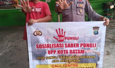 Polsek Sekupang Sosialisasi Saber Pungli Ke masyarakat