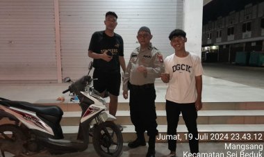 Patroli Cipkon Polsek Sungai Beduk, Cegah Aksi Kejahatan Dan Sampaikan Himbauan Kamtibmas