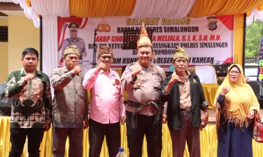 Kapolres Simalungun AKBP Choky Sentosa Meliala Adakan Kunjungan Kerja ke Polsek Silau Kahean