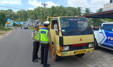 Operasi Patuh Seligi 2024: Polres Lingga Sampaikan Imbauan kepada Pengguna Jalan