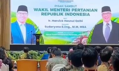 Serah Terima Jabatan Wakil Menteri Pertanian: Harvick Hasnul Qolbi kepada Sudaryono
