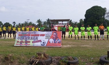 Turnamen Sepakbola Yan Fitri Cup 2024 Resmi Dibuka