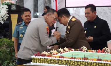 Irjen Pol Yan Fitri Halimansyah, Kapolda Kepri, Hadiri Hari Bhakti Adhyaksa ke-64 Tahun 2024