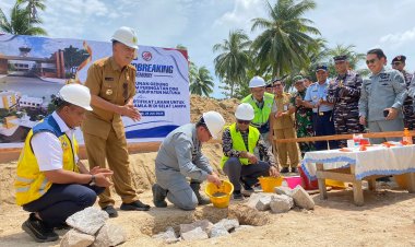 Sambutan Hangat Danlanud RSA Natuna kepada Kepala Bakamla RI