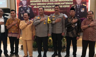 Diskusi Kelompok Terarah tentang Tanggung Jawab Media Sosial untuk Melawan Hoaks Menjelang Pilkada 2024 di Kepri