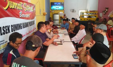 Jumat Curhat Polsek Gunung Kijang, Masyarakat Minta Polisi Pasilitasi Penerangan Jalan