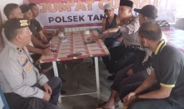 Kapolsek Tanah Jawa Resor Simalungun Gelar Jumat Curhat, Ajak Warga Berantas Narkoba dan Balap Liar